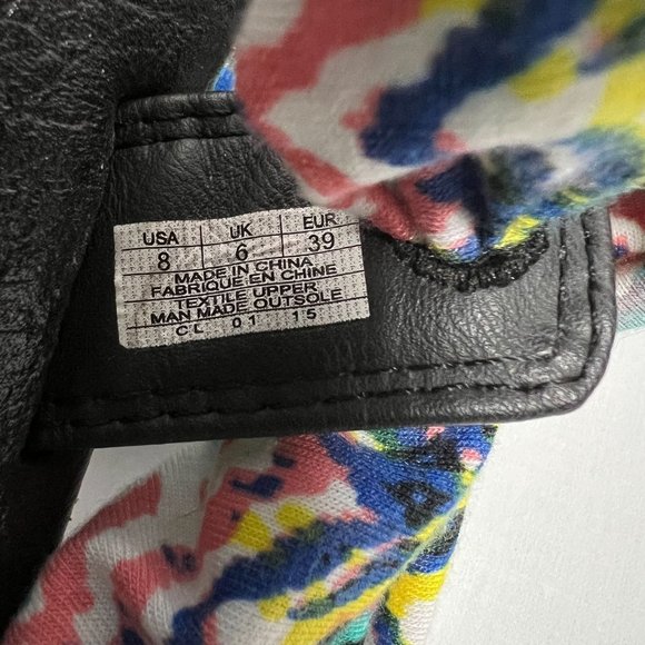 Sanuk Sandals Yoga Sling Mat Size 8 Thong Fabric Flip Flop Flats - Picture 2 of 7